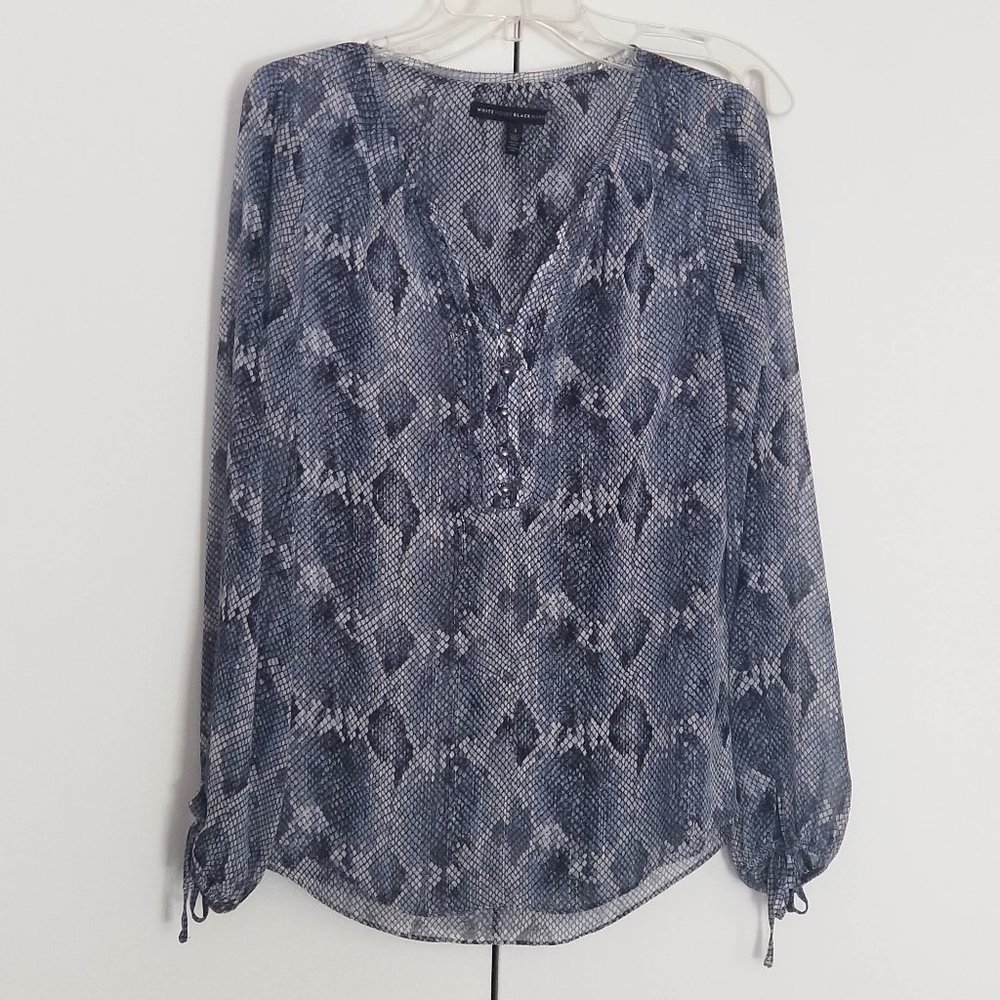 WHBM Boho Style Blouse, Size 4, EUC